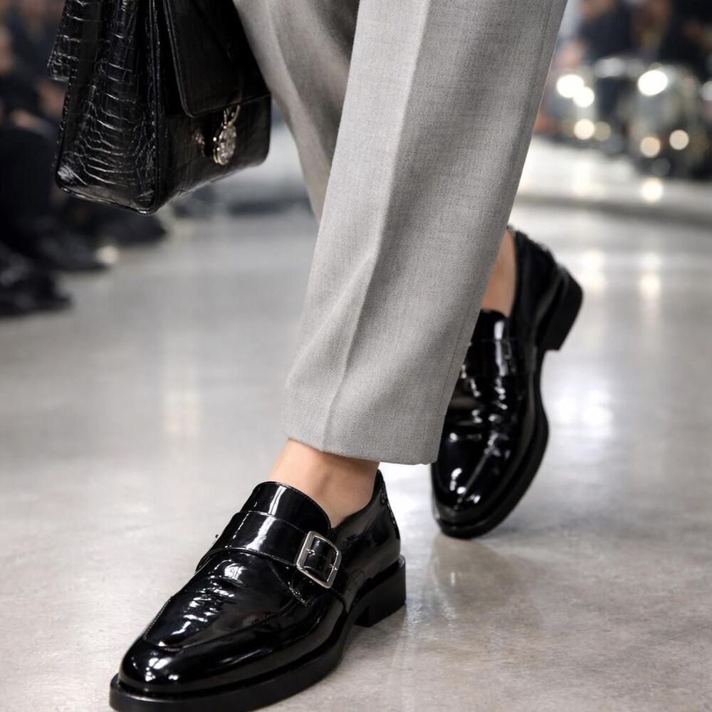 Saint-laurent- Women's Black Loafers size 7